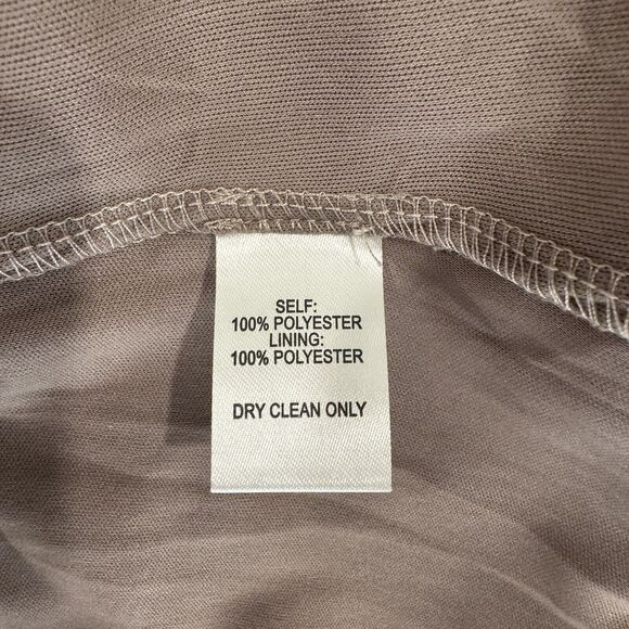 Lulus Maxi Dress Size M Lilac Taupe Ruched A-Line Chiffon Gown LEADING ROLE - Picture 4 of 11